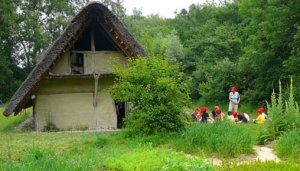 Le village lacustre de Gletterens